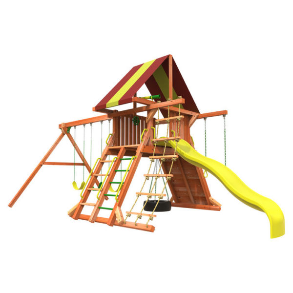 Woodplay Playsets Lions Dens with Canopy Roof LD-A