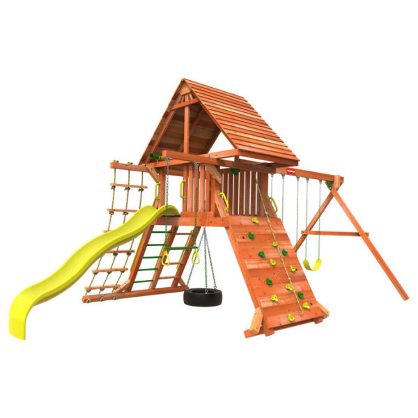 Woodplay Playsets Lions Dens with Wood Roof LD-B