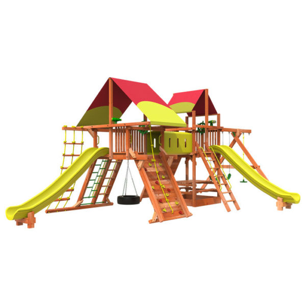 Woodplay Playsets Outback and Playhouse 6 Combo Megaset 1