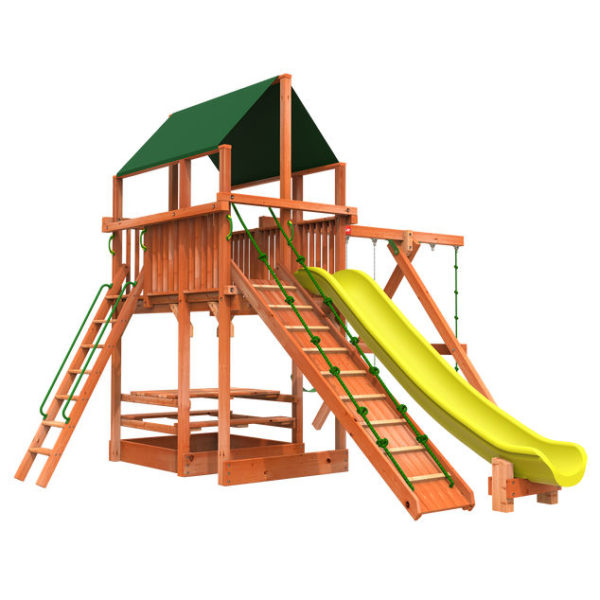 Woodplay Playsets Playhouse XL 6 Combo 2 PHXL-6-A