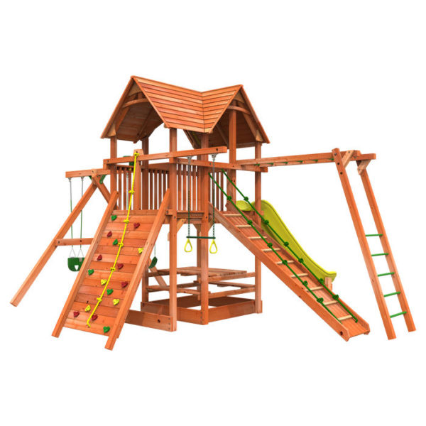 Woodplay Playsets Playhouse XL 6 Combo 3 PHXL-6-B