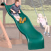Backyard Adventures Green 10 Foot Double Wall Wave Slide