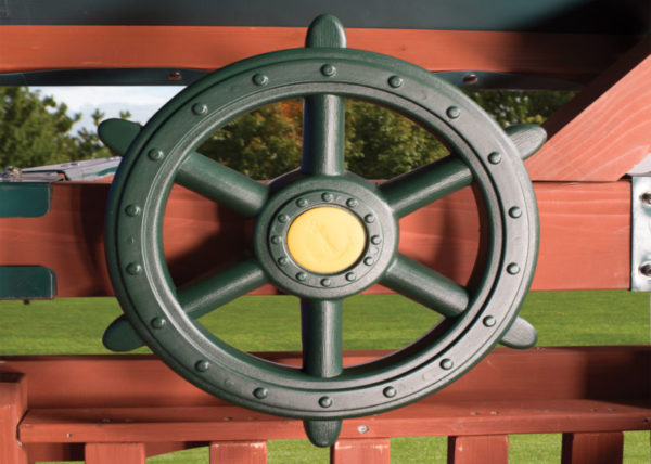 Backyard Adventures Ships Wheel Playset Accessory