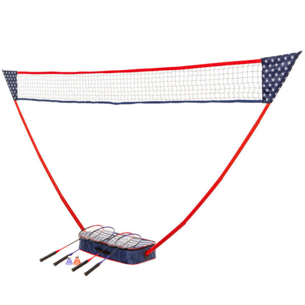 Escalade Sports Portable Outdoor Triumph Patriotic Portable Badminton Set