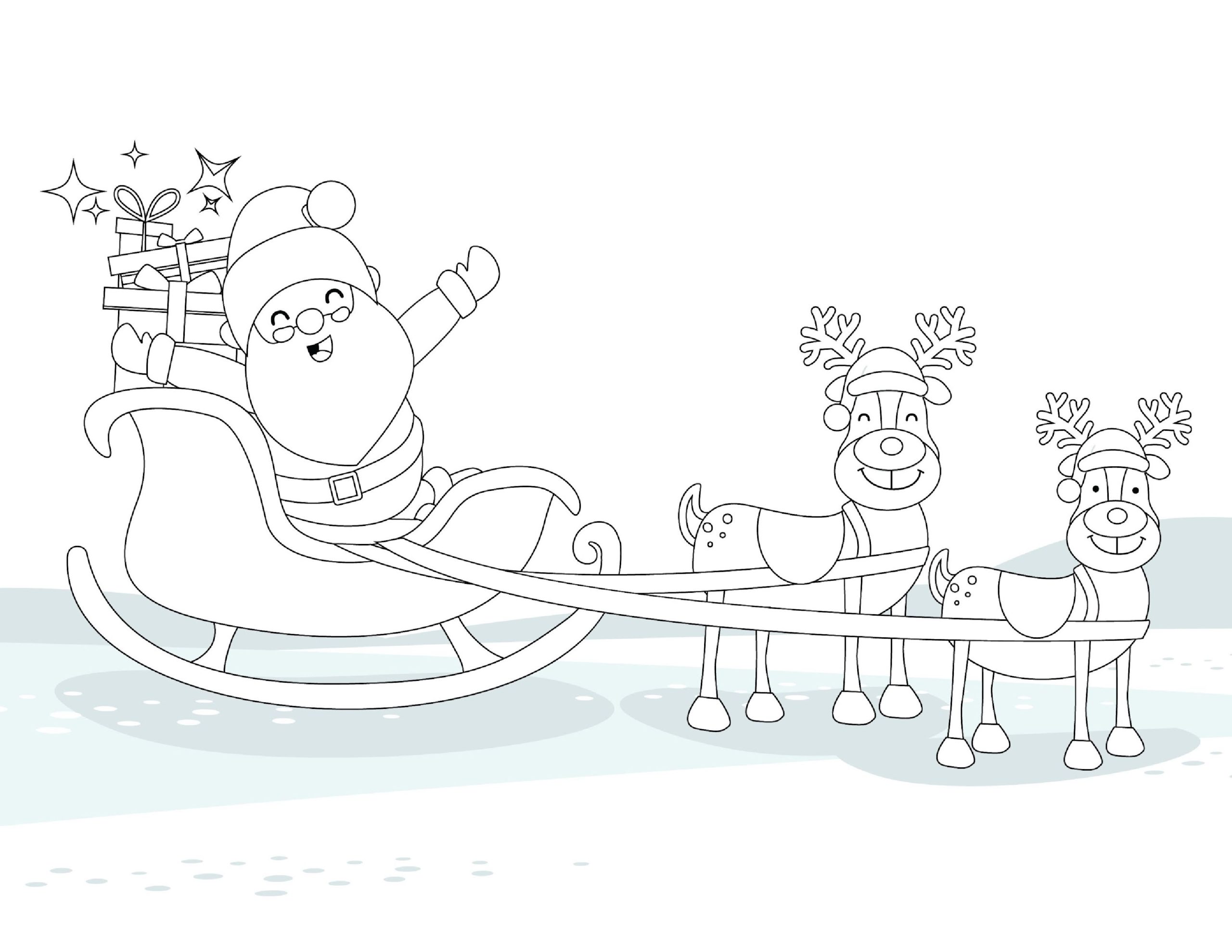 12 Days of Christmas Coloring Page Santas on His Way Kidz Backyard sea-point-pavilion-swimming-pool-cape-town-with-kids
