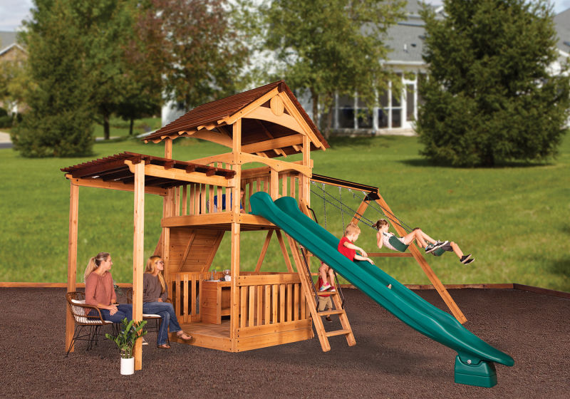 Backyard Adventures Olympian Treehouse XL 2 Kidz Backyard