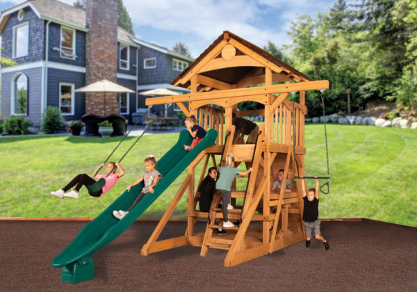 Backyard Adventures Olympian Treehouse XL Space Saver 2