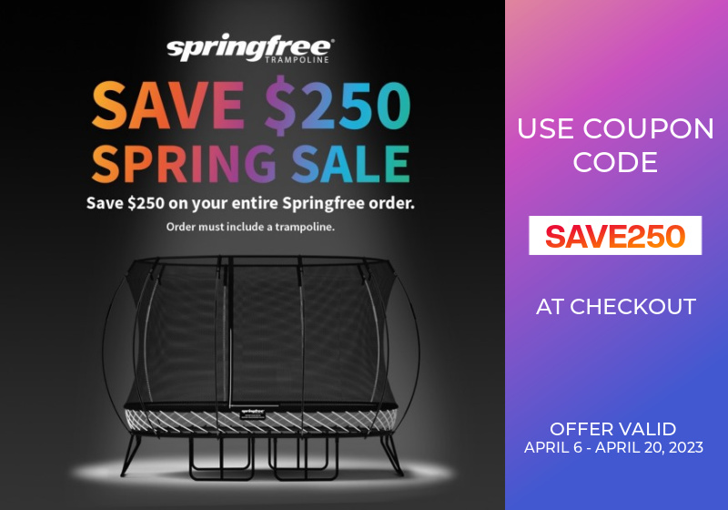 Springfree-Spring-Sale-April-2023 - Kidz Backyard