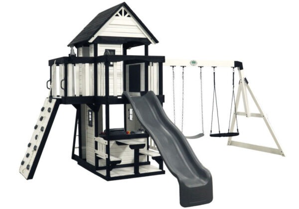 Backyard Discovery Canyon Creek Swing Set - White